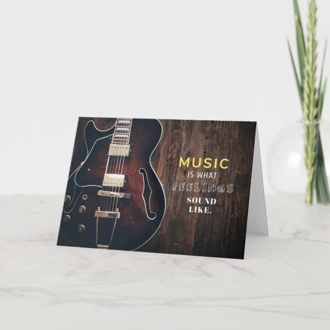 Musik Art Musik Känner Kort (Framsida)