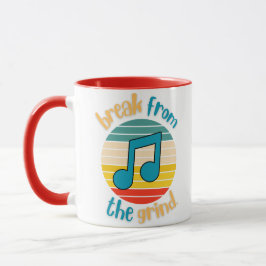 Musik Åttonde Not Kaffe Mugg