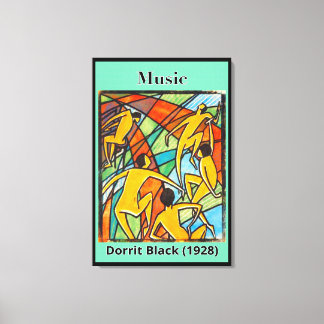 Musik av Dorrit Black (1928) Canvastryck