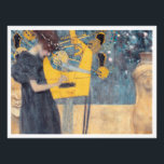 Musik av Gustav Klimt Fototryck<br><div class="desc">Musik av Gustav Klimt med vit gräns</div>