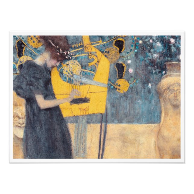 Musik av Gustav Klimt Fototryck (Framsidan)