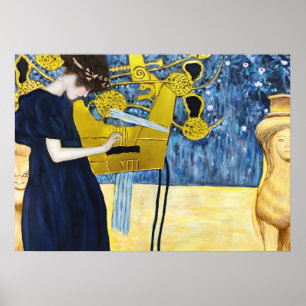 Musik av Gustav Klimt Poster