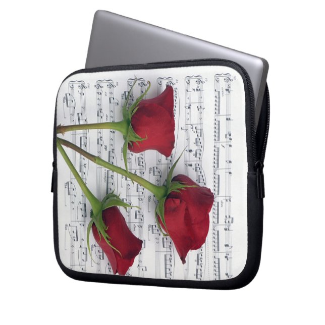 Musik av ro laptop sleeve (Framsidan Vänster)