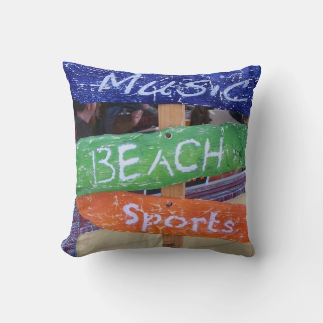 Musik, Beach, Idrottspillow! Kudde (Framsida)