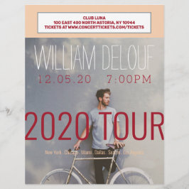 Musik, Bok, tour, band, författarFlyer Reklamblad