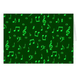 Musik botar_ hälsningskort