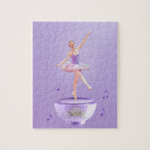 Musik boxas ballerinaen med näckrosen, Monogram Pussel