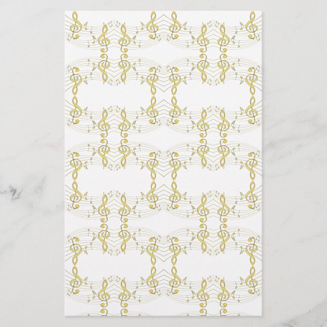 Musik Brevpapper (Framsida)