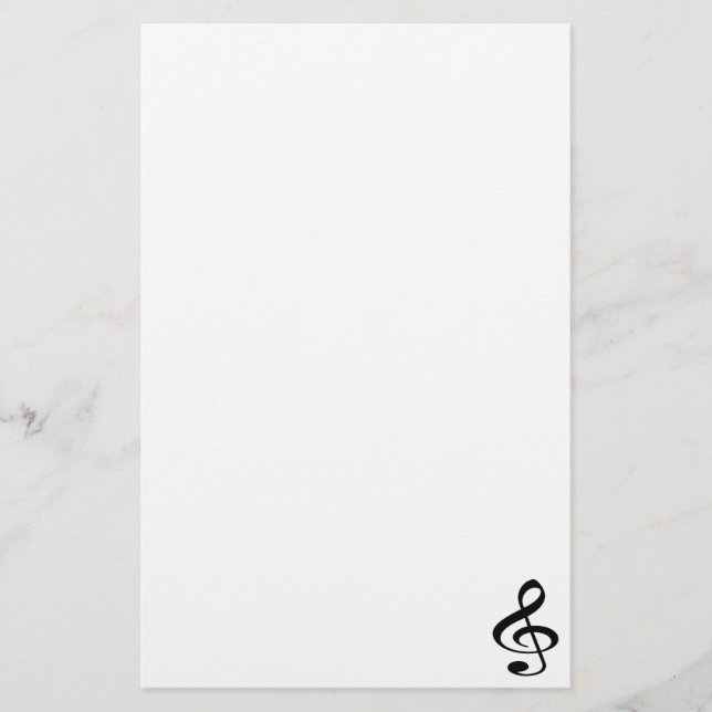 Musik Brevpapper (Framsida)
