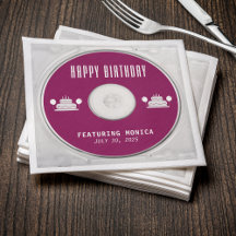 Musik-CD-Födelsedagsfest för albumskydd i Fodral