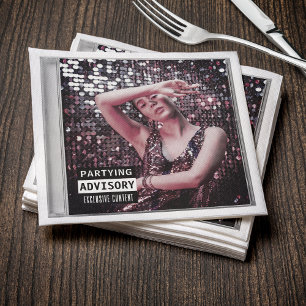 Musik-CD-Födelsedagsfest för albumskydd i Fodral Pappersservett