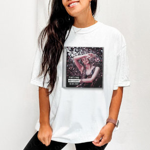 Musik-CD-Födelsedagsfest för albumskydd i Fodral T Shirt