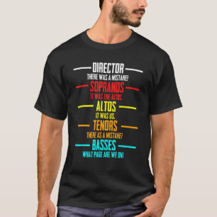 Musik Choir Musician-uppskattning för teaterdäck T Shirt
