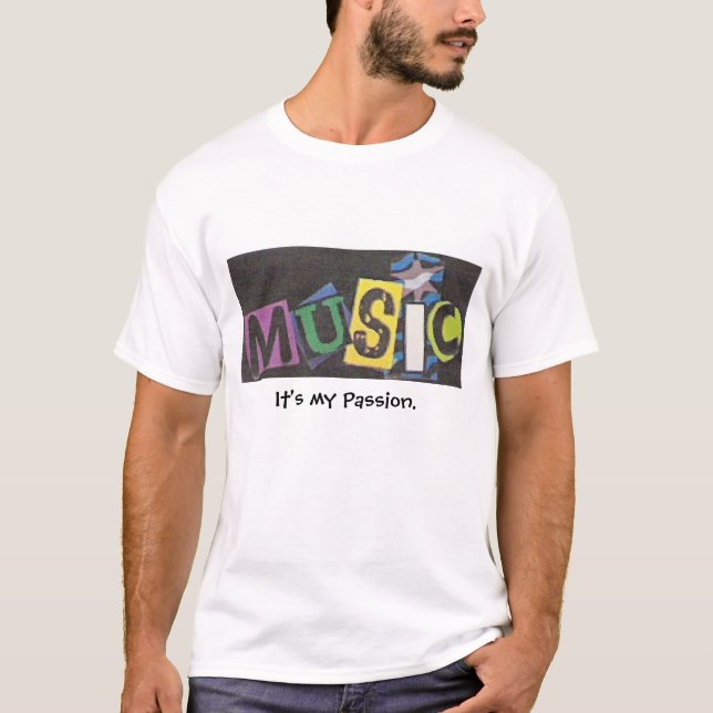 Musik-Det är min passion Tröja (Framsida)