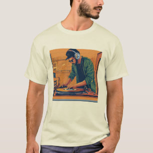 musik, DJ, låt, Tshirt T Shirt