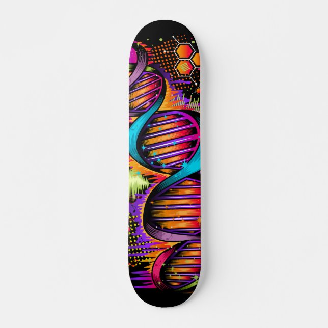 Musik-DNA Mini Skateboard Bräda 18,5 Cm (Framsida)