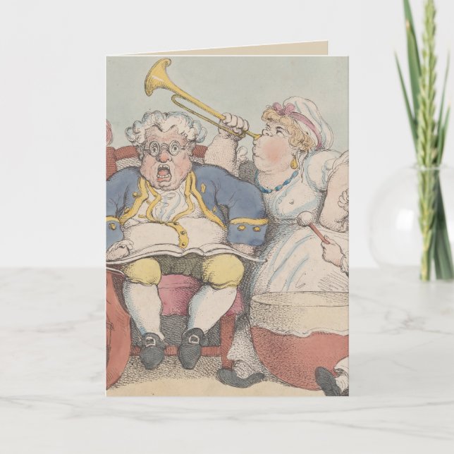 Musik - Falt Välkomstkort Kort (Framsida)