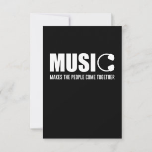 Musik Får Människor Att Komma Samman OSA Kort