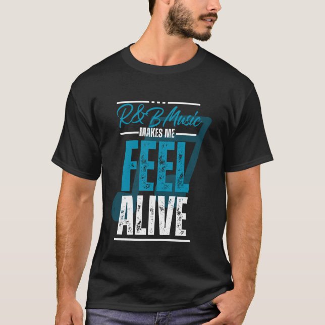 Musik får mig att känna mig levande - Lusnymusikan T Shirt (Framsida)