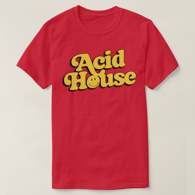 Musik Fläkt i Acid House 80s T Shirt (Design framsida)
