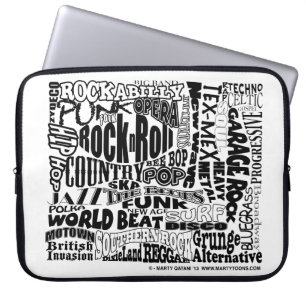 Musik för alla 15 flytta sig mycket långsamt laptop sleeve