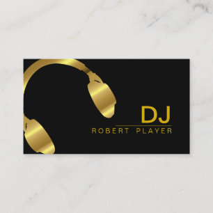 Musik för guld för Headphone för DJ-Deejay Visitkort