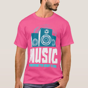 Musik för hjärt - och högtalarantikum DJ T Shirt