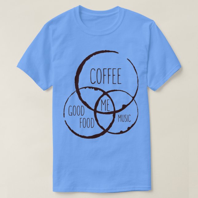 Musik för matlagning av kaffe i bra t shirt (Design framsida)