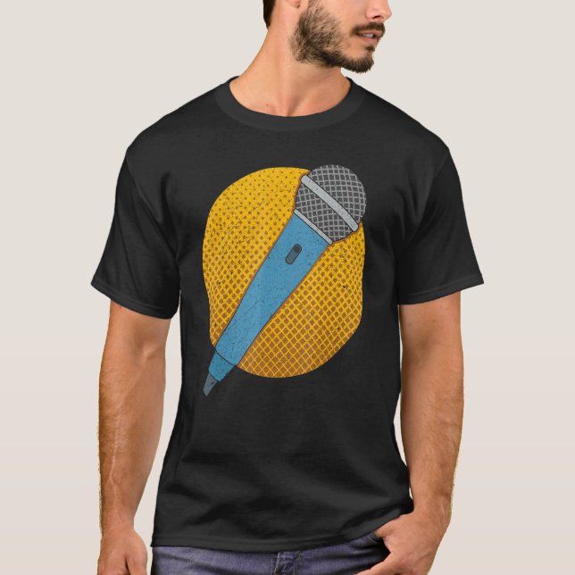 Musik för mikrofon Singer T Shirt (Framsida)