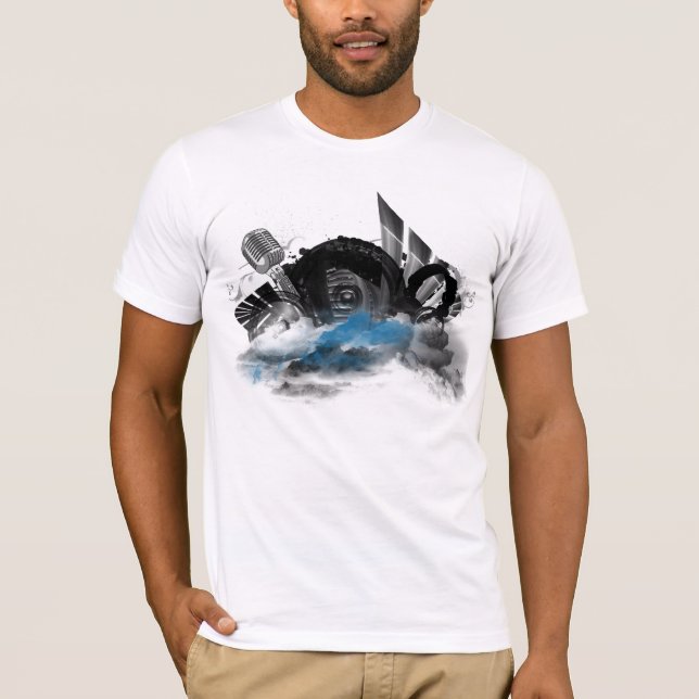 Musik för moln 9 t-shirt (Framsida)
