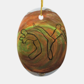 musik för prydnaddanskampsportar julgransprydnad keramik