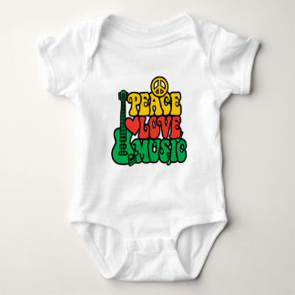 Musik för Reggaefredkärlek Tee