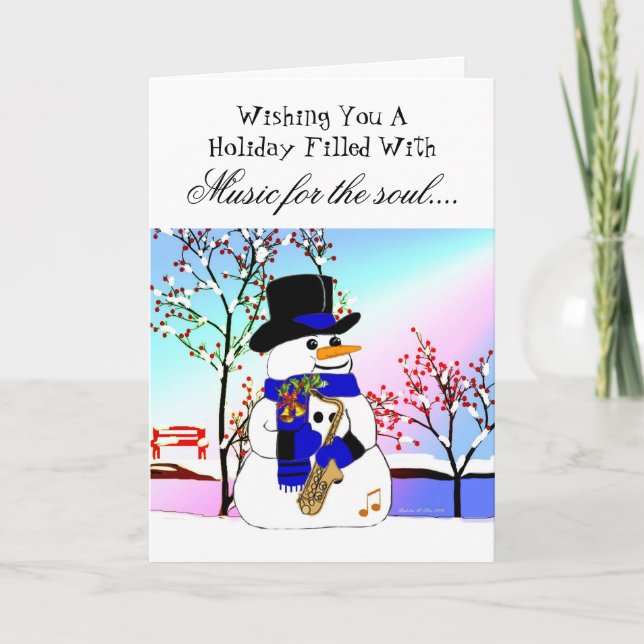 Musik för soulen helgkort (Framsida)
