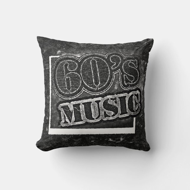 Musik för vintage 60 - Pillow Kudde (Framsida)