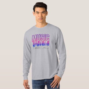 Musik Förbinder Människor Herrar Långärmad T Shirt