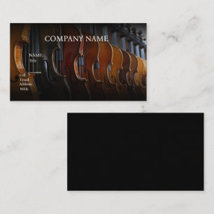 MUSIK FÖRETAGSKORTSMALLTEMPLATE VISITKORT