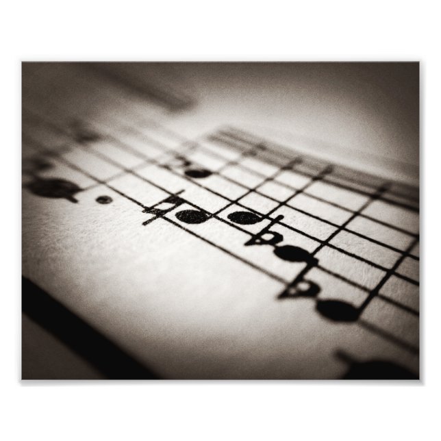 Musik, förstorad fototryck (Framsidan)