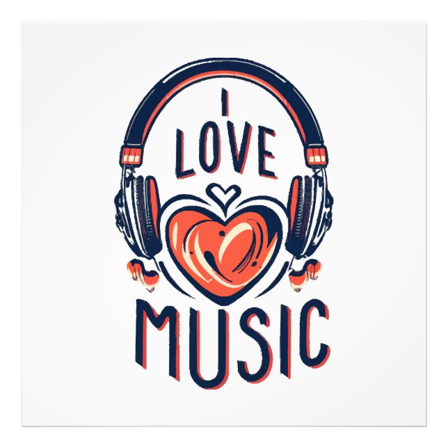 musik  fototryck (Framsidan)