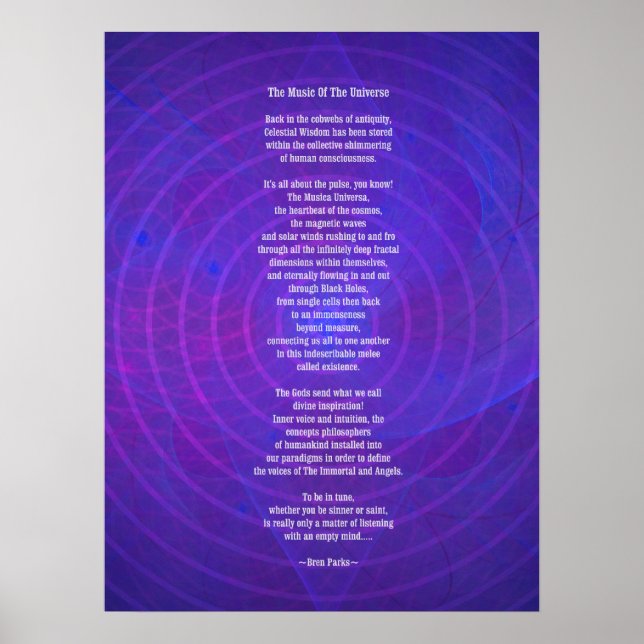 Musik från den allmänna Poster (Framsidan)