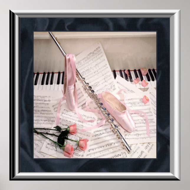 Musik från Flute och Nycklar Poster (Framsidan)
