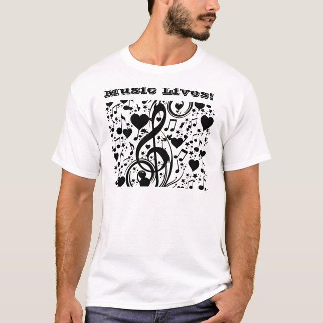 Musik från hjärtat_ t shirt (Framsida)