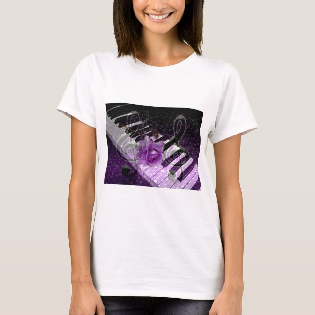 Musik från Kärlek,Purle_ T Shirt (Framsida)