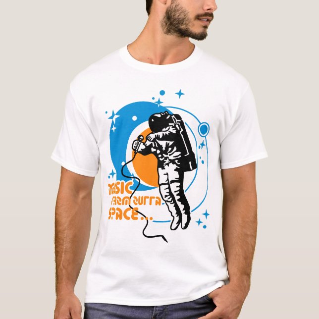 Musik från outtautrymme tee (Framsida)