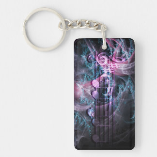 Musik från Time Acrylic Keychain