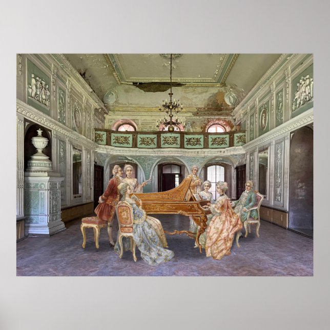 Musik, fryst poster (Framsidan)