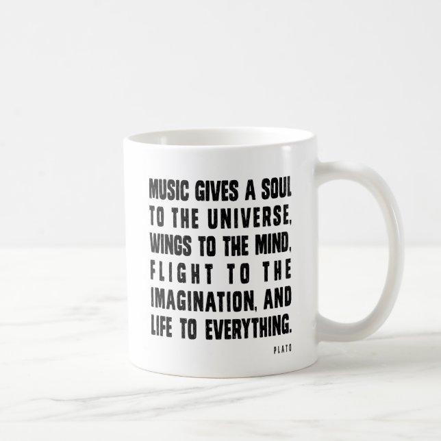 Musik ger en Soul till universummuggen Kaffemugg (Höger)