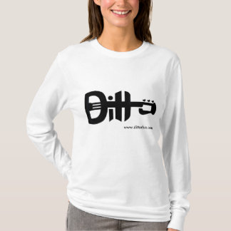 Musik Gitarr T-shirt Logotyp Akustisk Band
