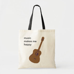 musik gör mig lycklig tygkasse