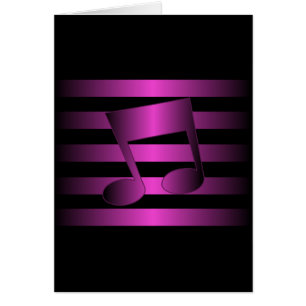 musik hälsningskort