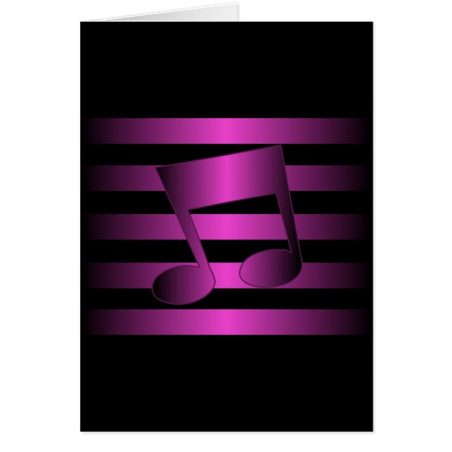 musik hälsningskort (Framsidan)